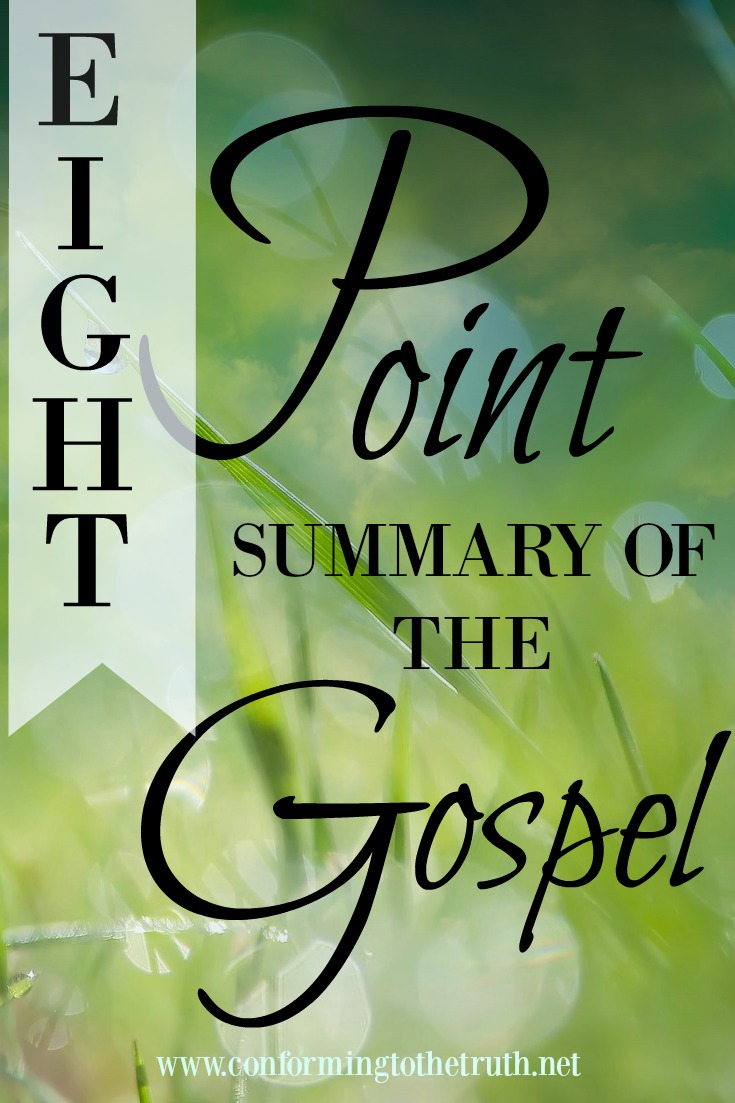Do you know how to explain the gospel? Here are eight points to help give you confidence in proclaiming it.