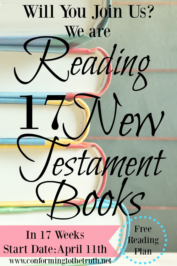 Bible Study: Is very important for the believer but reading through it in context is just as important. Join CTTTruth as we read 17 New Testament Books in 17 Weeks.